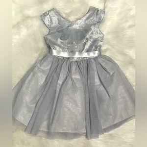 Girls silver dress